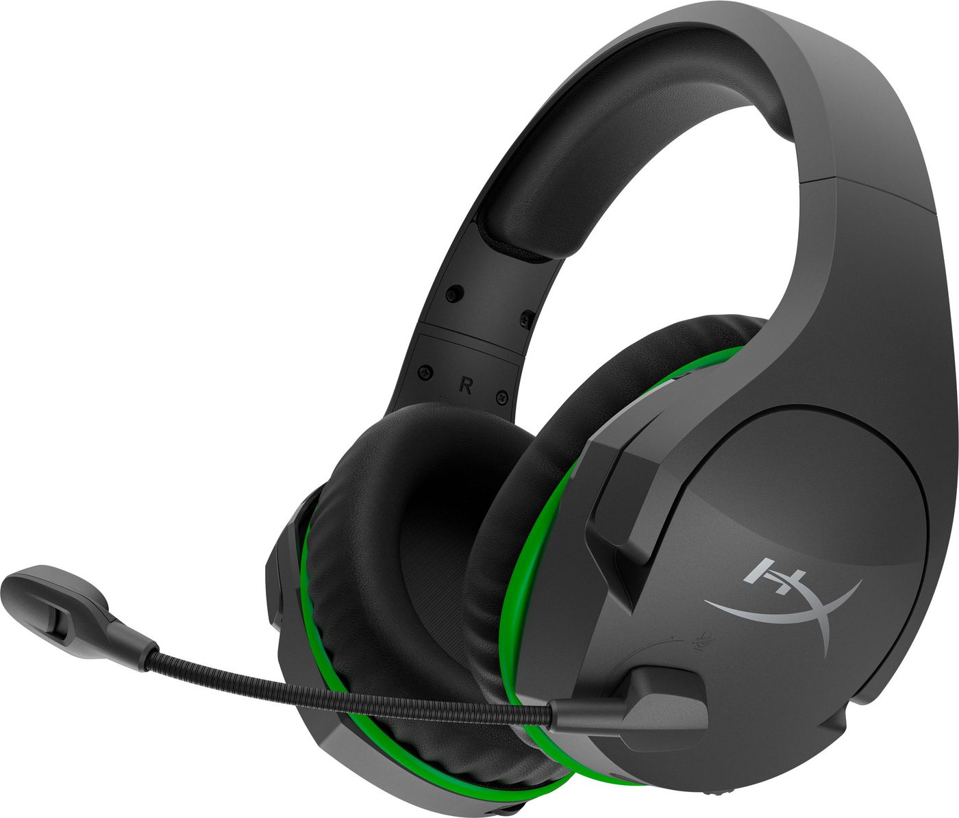 HyperX CloudX Stinger Gaming-Headset – On-Ear, Stereo, Kabel + BT, 3,5 mm Klinke, für Xbox, Schwarz/Grün