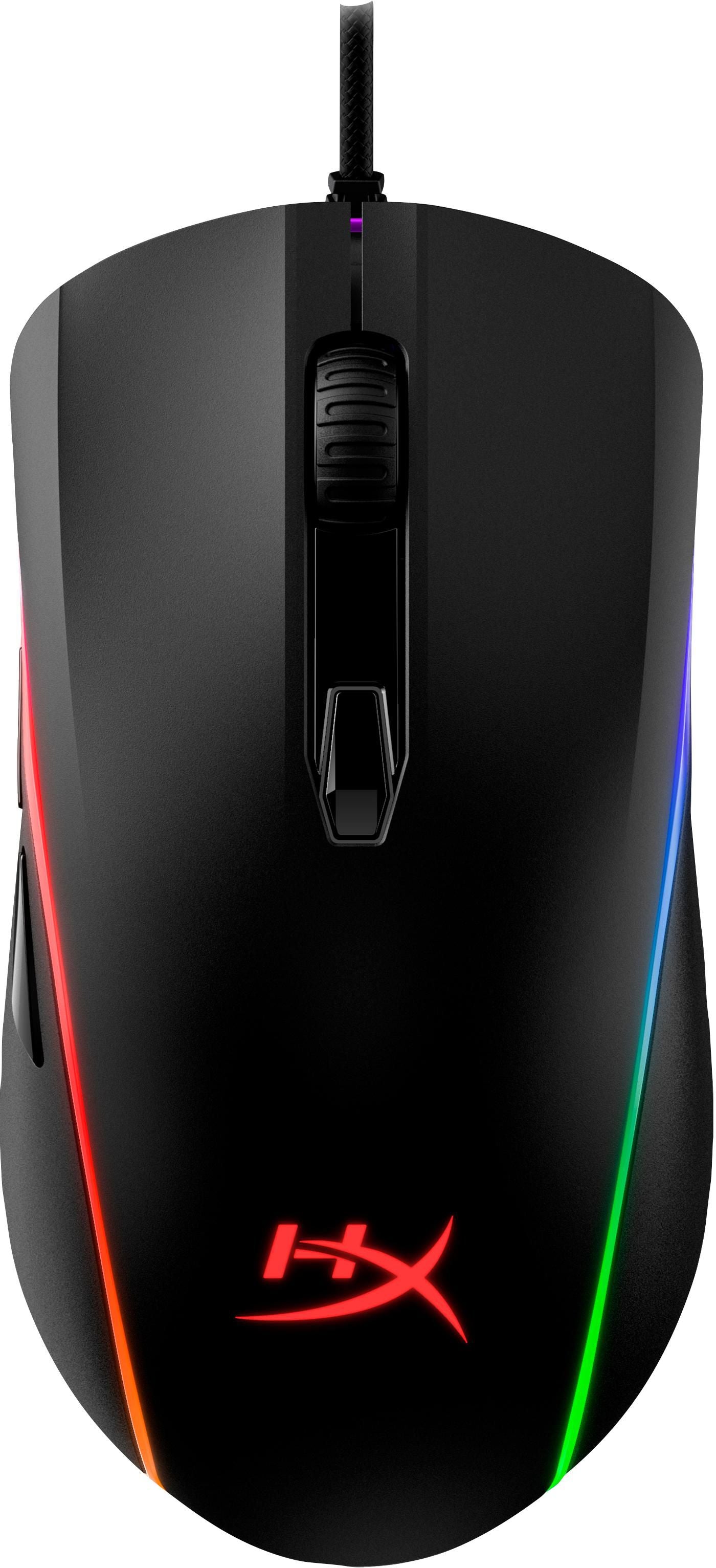 HyperX Pulsefire Surge – Gaming-Maus – Kabelgebunden (USB-A), 16000 DPI, beidhändig, Schwarz