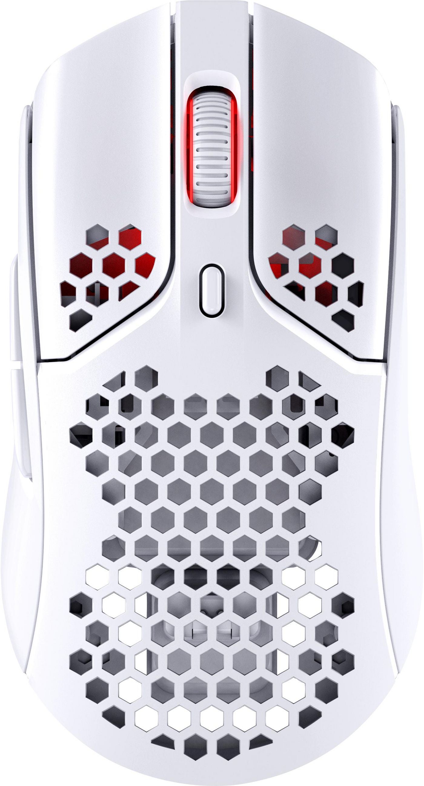 HyperX Pulsefire Haste – Gaming-Maus – Kabellos (2,4 GHz), 16000 DPI, beidhändig, Weiss