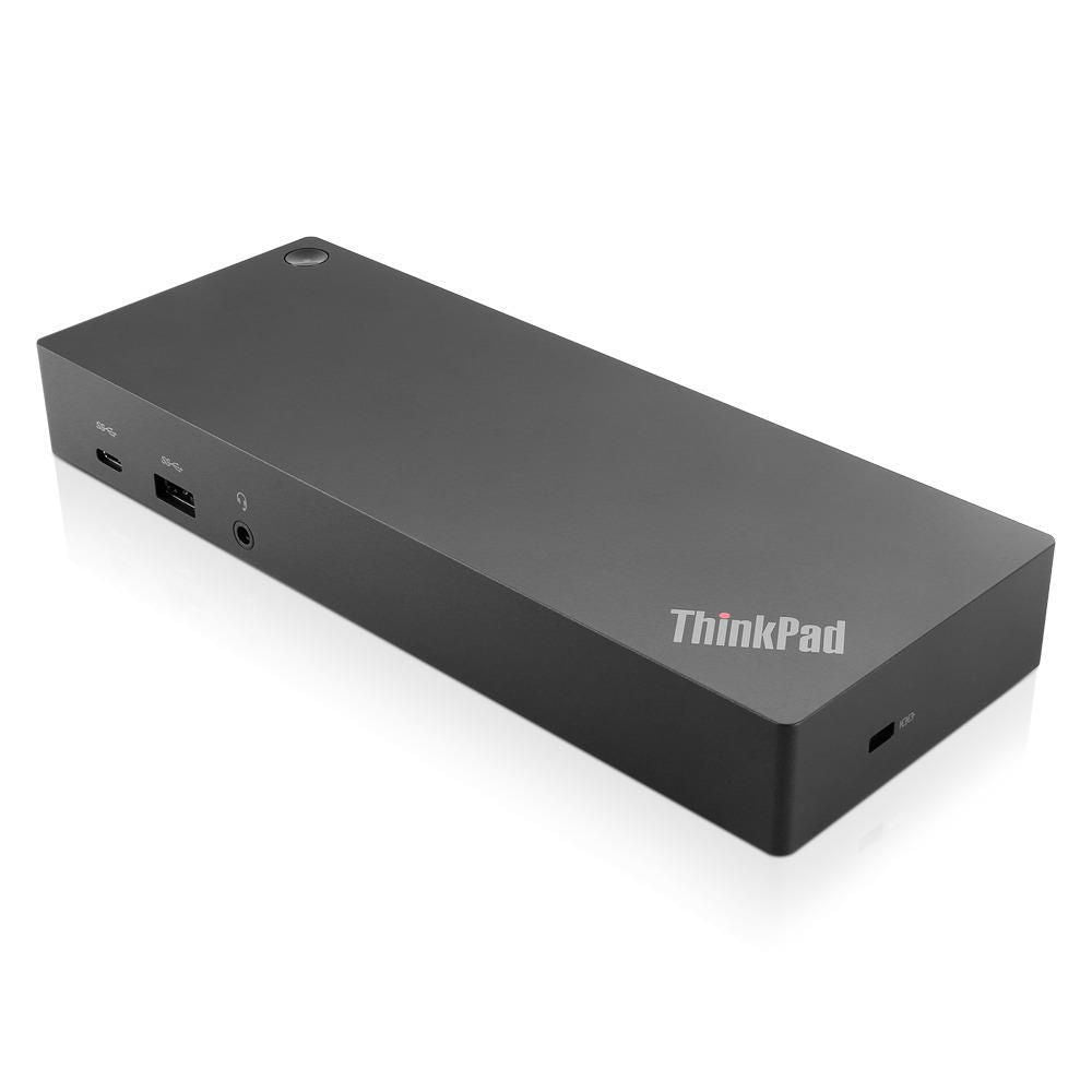 Lenovo 40AF0135IT Dockingstation – USB-C, 2× DP, 2× HDMI, 5× USB-A, GbE, 3,5 mm Audio, für ThinkPad E/L/T/X-Serie
