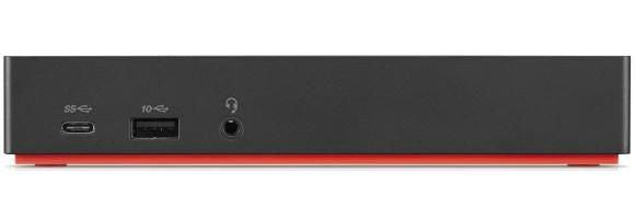 Lenovo 40AS0090SA Dockingstation – USB-C, 2× DP, 1× HDMI, 5× USB-A, GbE, 3,5 mm Audio, für ThinkPad
