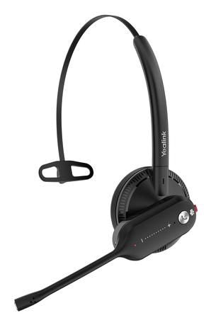 Yealink WH63 Portable Teams – Mono Headset – DECT – für Microsoft Teams – schwarz – bis 8 h