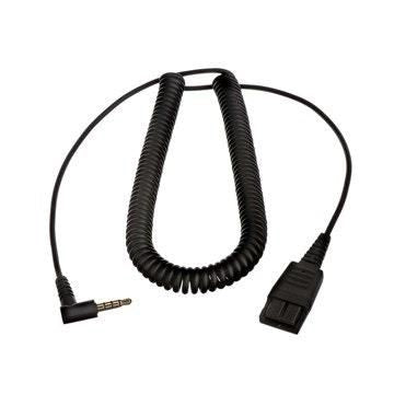 Jabra PC-Kabel QD – Headset-Kabel (QD → 3,5 mm), für MacBook und Jabra Biz-Headsets (1500/2300/2400 II)