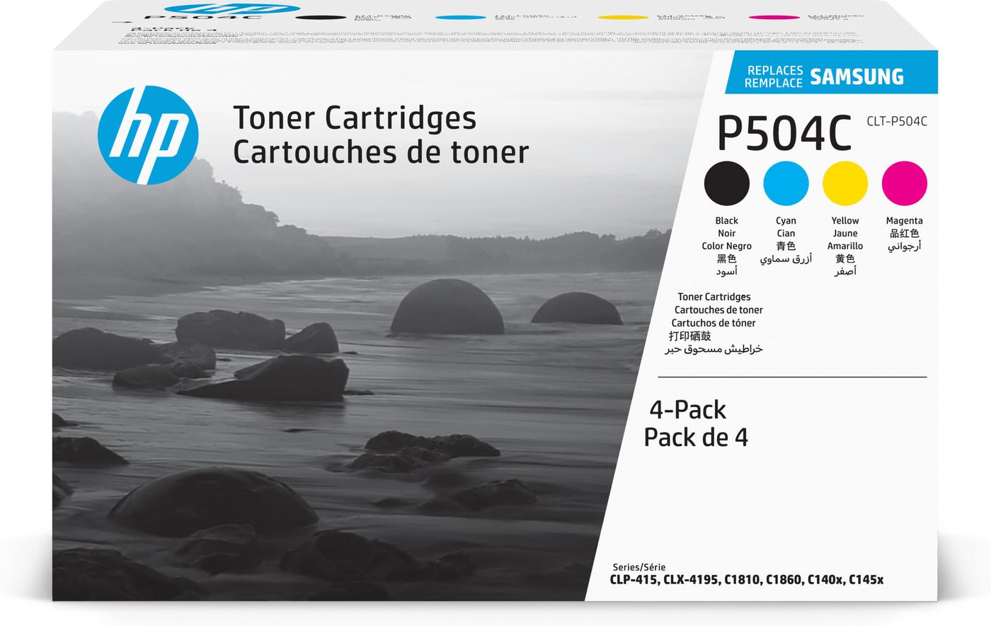 HP Samsung – Toner-Multipack – BK/C/M/Y, 4300 Seiten – für CLP-415/CLX-4195/C1810 und andere
