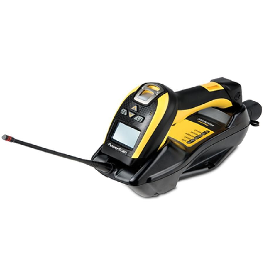 Datalogic PowerScan PM9100 – Barcodeleser – Funk – mit Display, Tastenfeld, wechselbarem Akku
