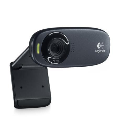 Logitech C310 Webcam – HD 720p, USB 2.0 – Schwarz