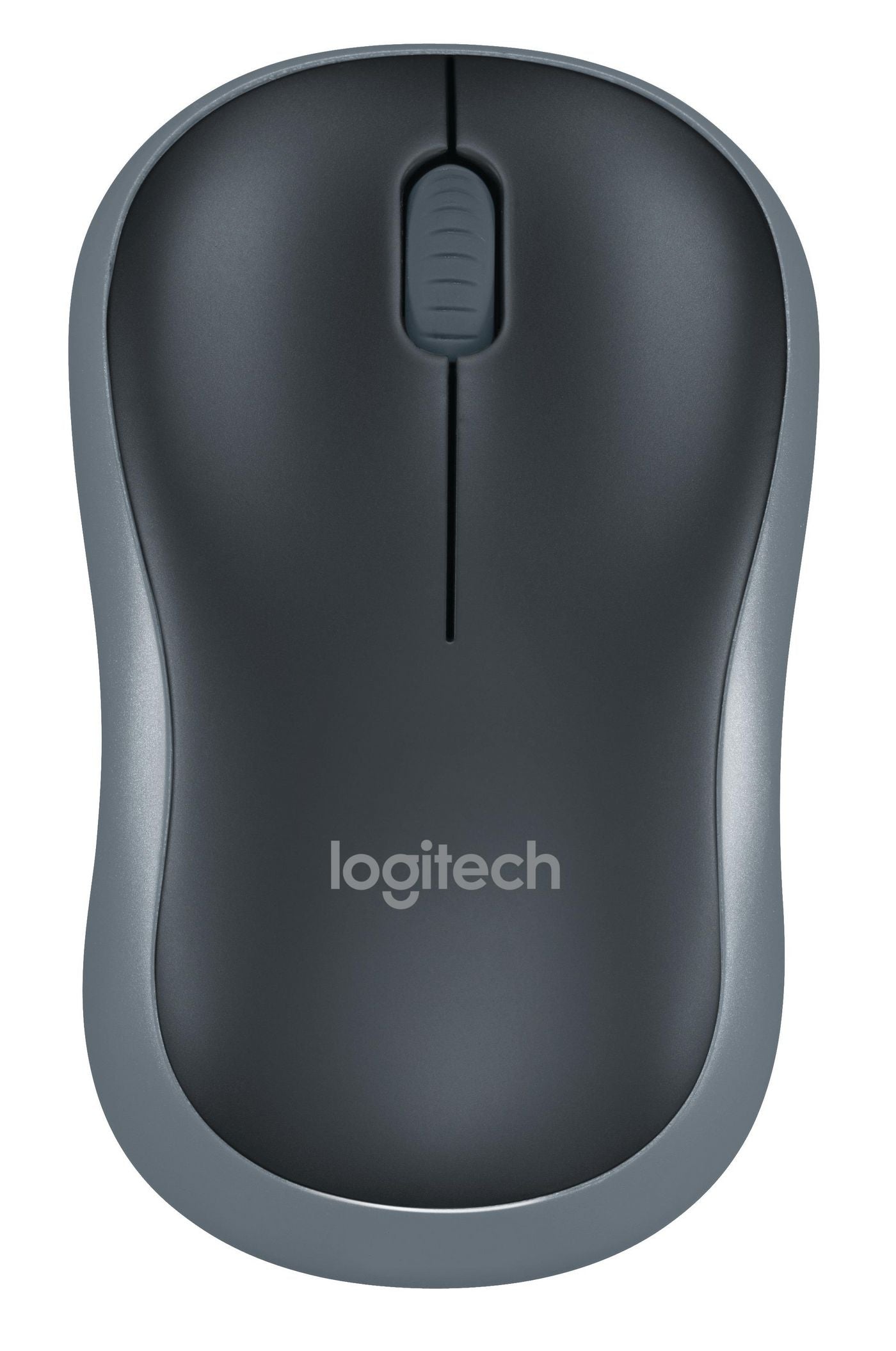Logitech M185 – Maus – Kabellos (2,4 GHz), 1000 DPI, beidhändig, Graphit, Grau