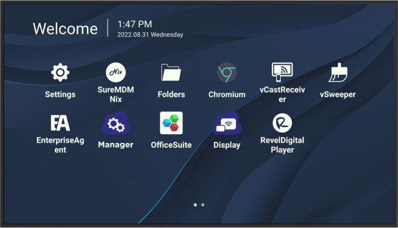 Viewsonic CDE8630 – Signage-Display, 86", Ultra HD 4K, 500 cd/m²