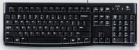 Logitech K120 – Tastatur – Membran, kabelgebunden, USB, QWERTY (IT), Schwarz