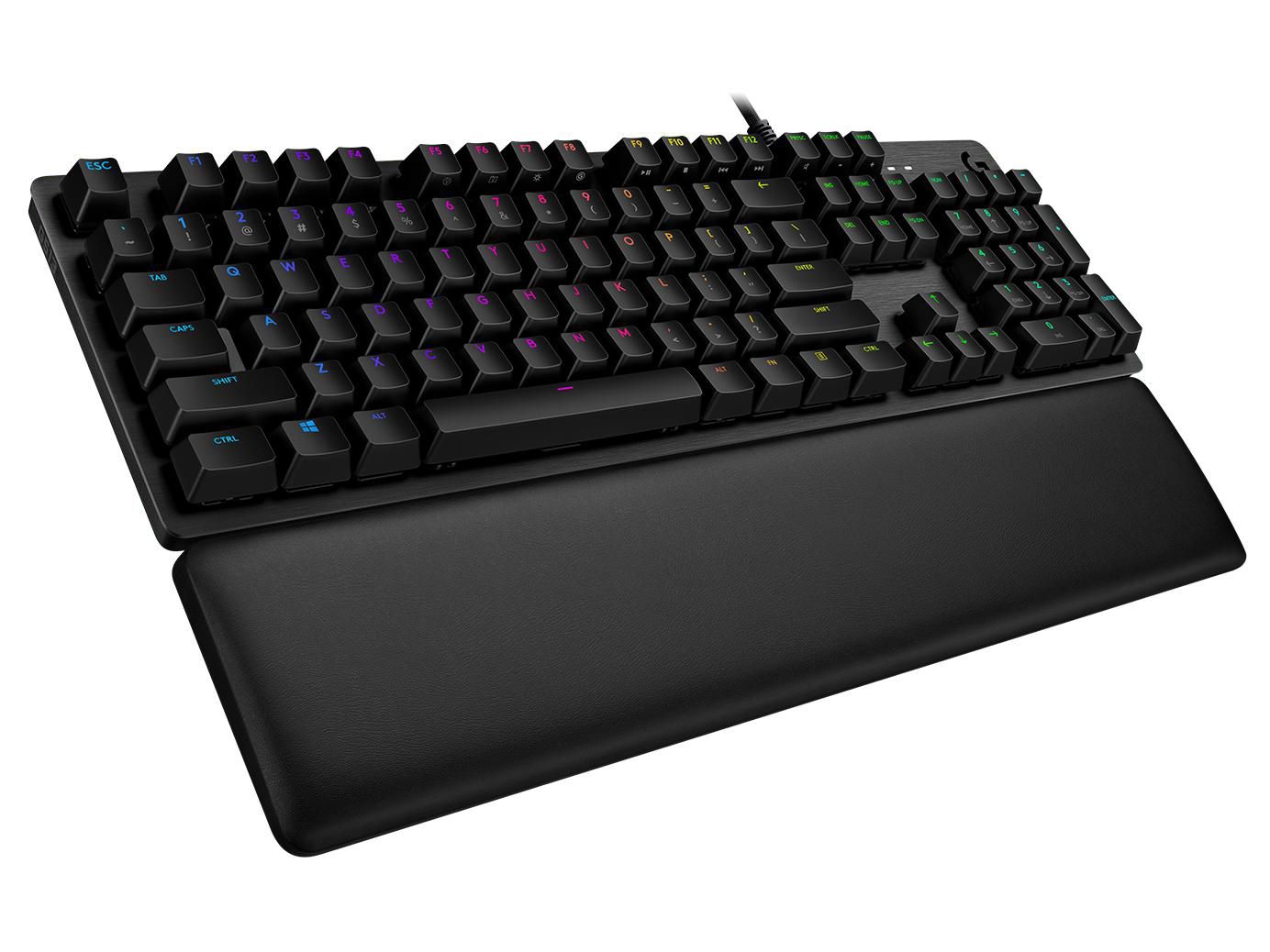 Logitech G G513 Carbon – Gaming-Tastatur – Mechanisch (GX Brown) – USB – QWERTY (US-INT) – RGB – Graphit