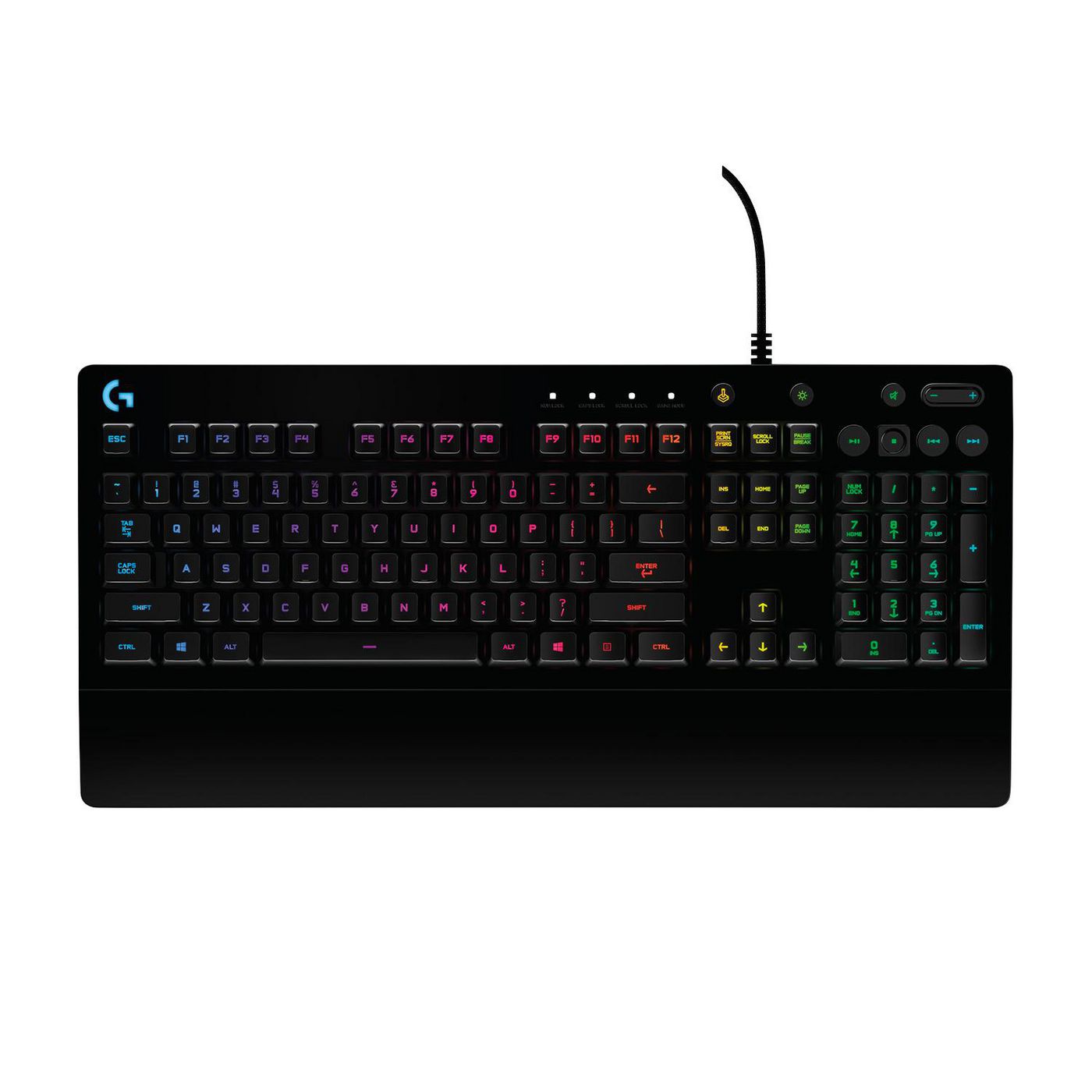 Logitech G G213 Prodigy – Gaming-Tastatur – Mechanisch, RGB – Kabelgebunden, USB – AZERTY (BE) – Schwarz