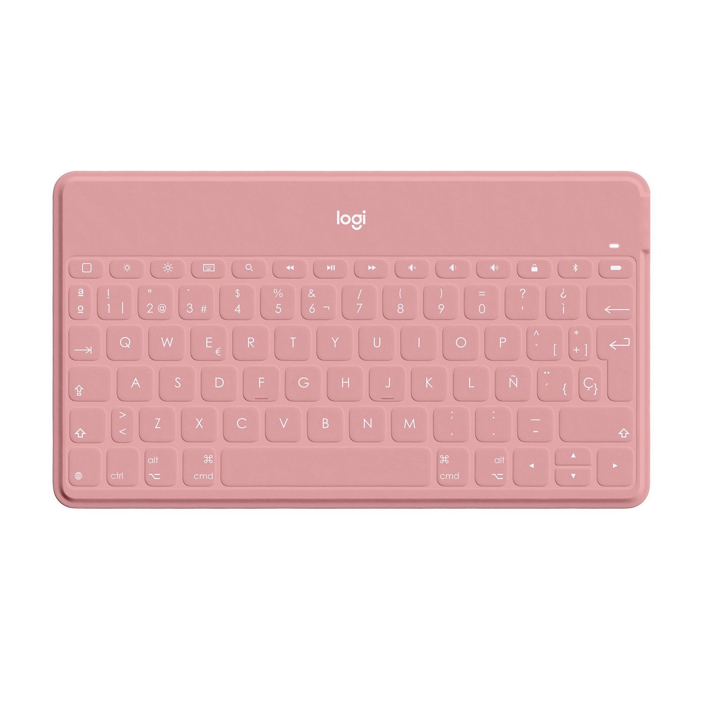 Logitech Keys-to-Go – Tastatur – Bluetooth – spritzwassergeschützt – Pink – für iPad, iPhone, Apple TV