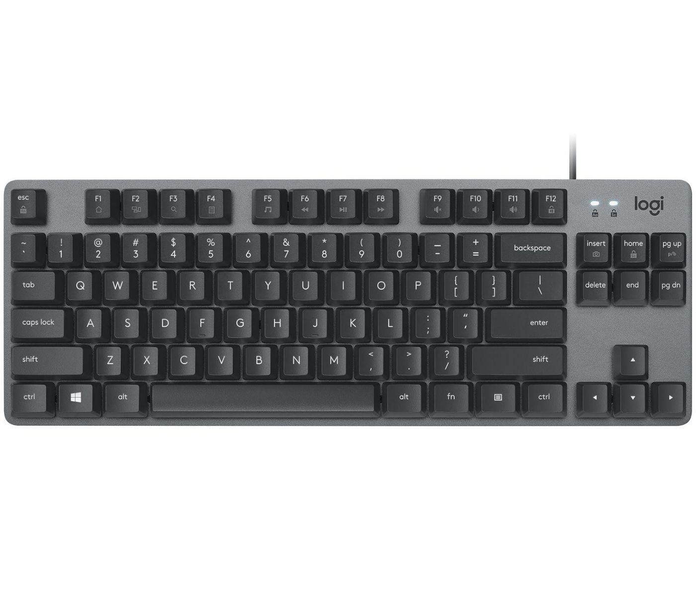 Logitech K835 TKL – Tastatur TKL – mechanisch, kabelgebunden, USB – beleuchtet – QWERTZ (DE) – Graphit