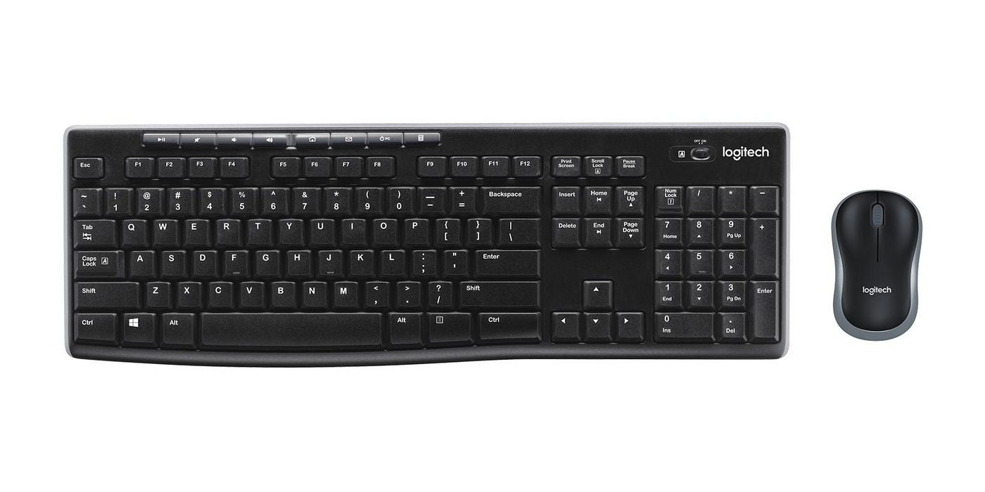 Logitech MK270 – Tastatur, für Windows 10, Windows 8, Windows 7, schwarz