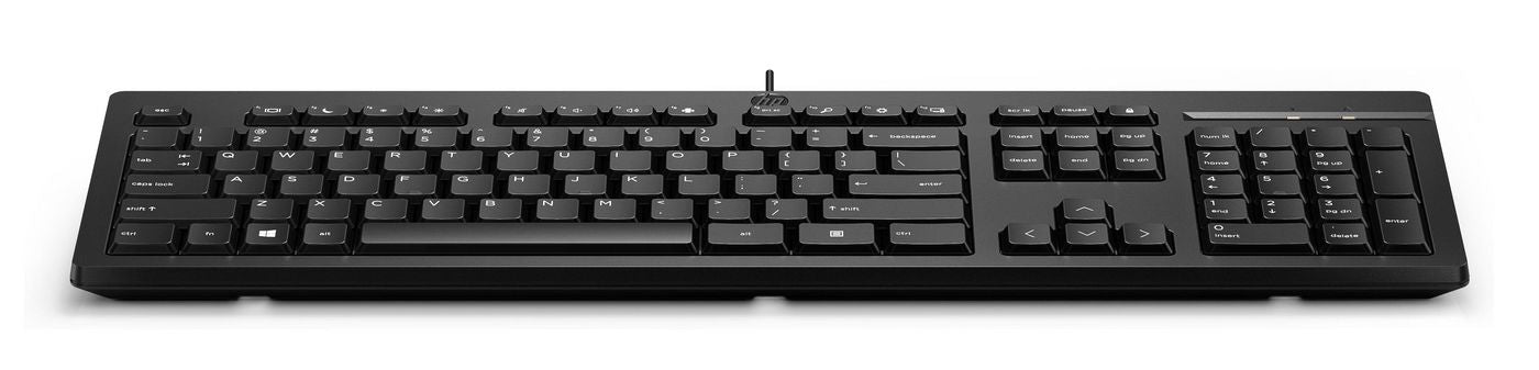 HP 125 – Tastatur – Membran, kabelgebunden (USB) – schwarz