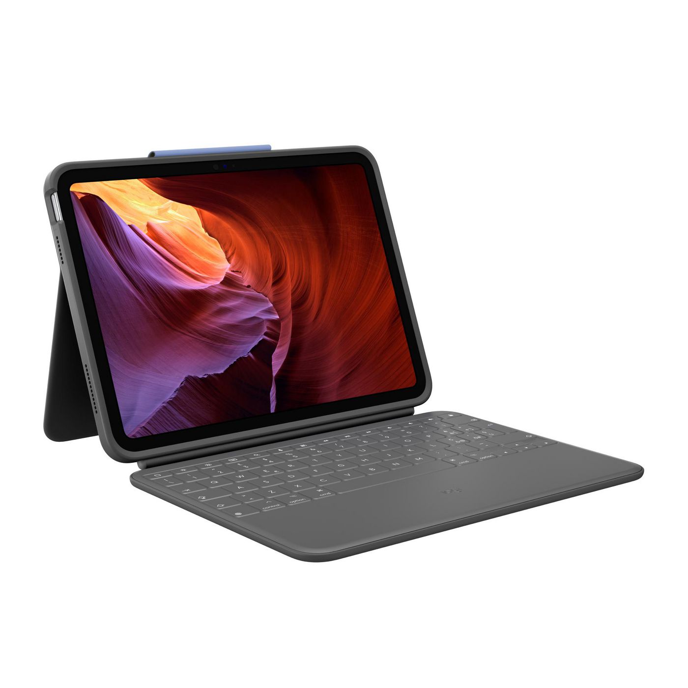 Logitech Rugged Folio – iPad (10. Generation), iPadOS kompatibel, Graphit