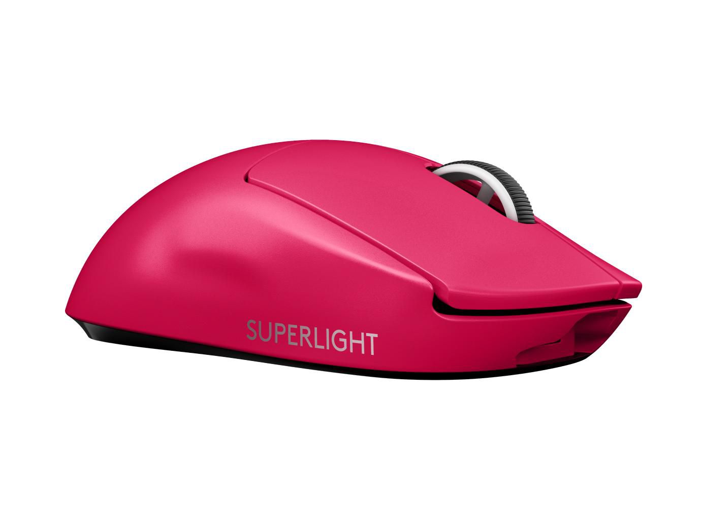 Logitech G PROX SUPERLIGHT – Gaming-Maus – Kabellos (2,4 GHz), 25600 DPI, Rechts, Magenta