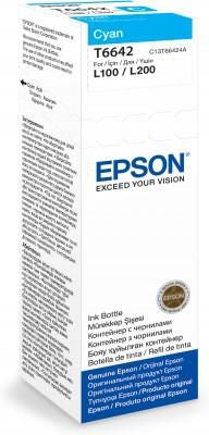 Epson T6642 Cyan Tintenpatrone (Original) – 70 ml – für L100/L110/L200 …
