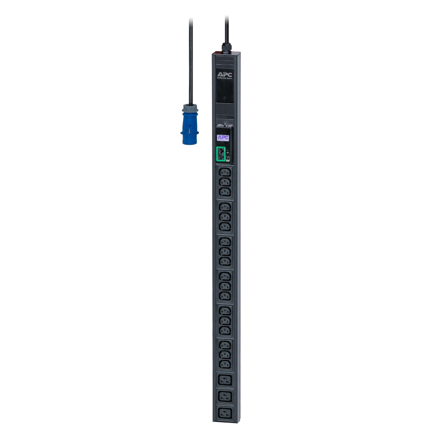 APC Easy – Rack-PDU Metered, einphasig, 18× IEC C13 + 3× IEC C19, 16 A, Stecker IEC 60309 2P+E, 3,7 kW