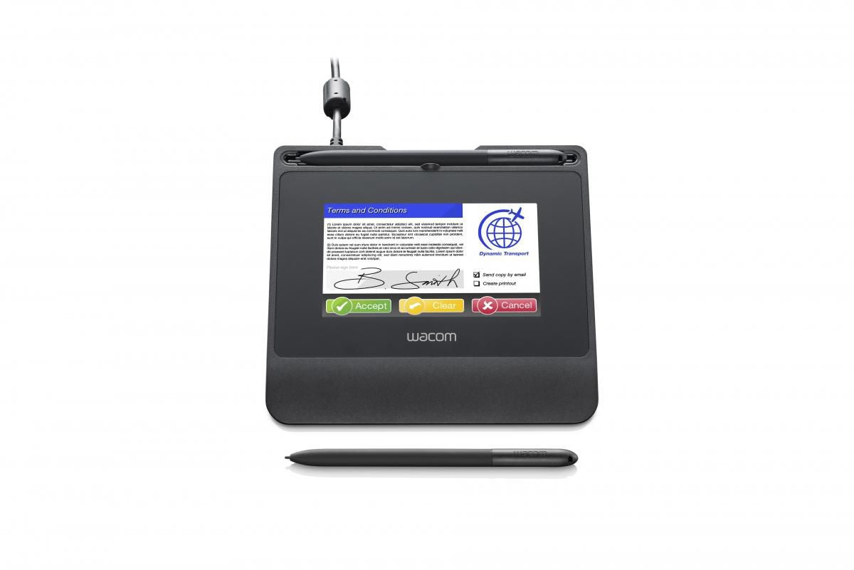 Wacom Stiftdisplay STU-540-CH2, Stift, Schwarz, 108 × 65 mm, USB