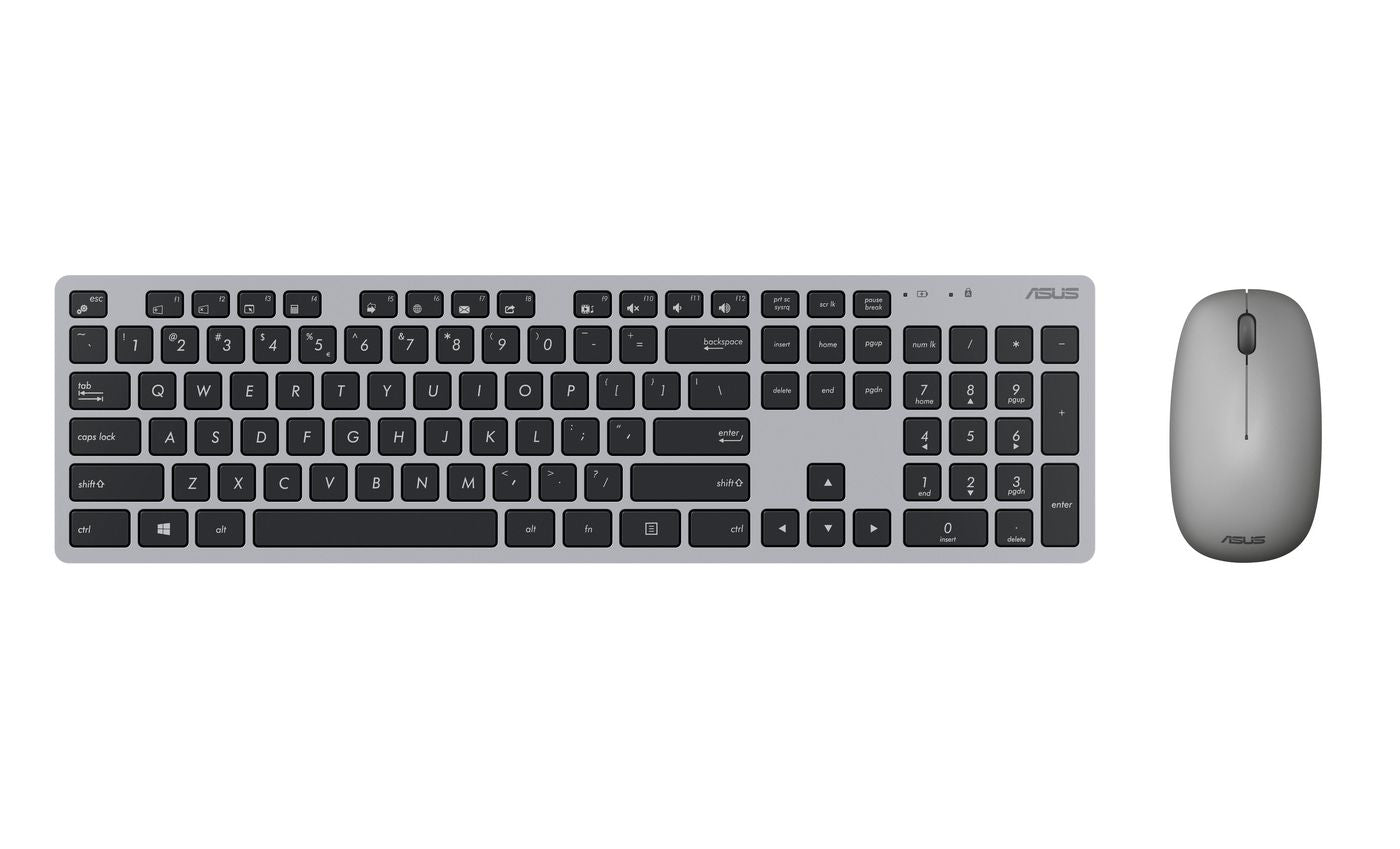 ASUS W5000 – Tastatur-Maus-Set – 100% – 2,4 GHz – Grau