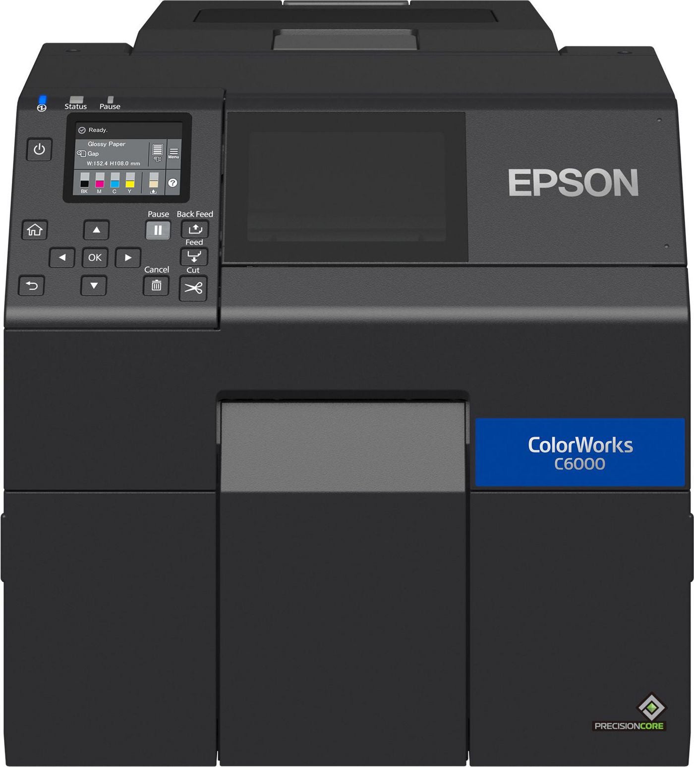 Epson C6000AE – Farbetikettendrucker, Tintenstrahl, bis 101,6 mm, Auto-Cutter