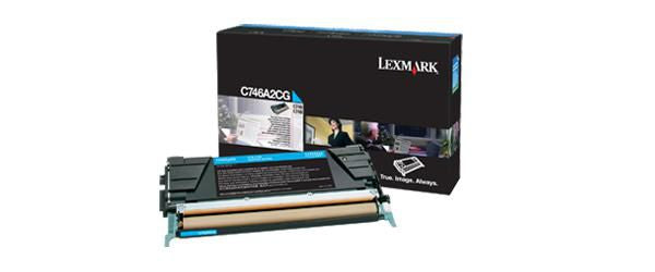 Lexmark Toner – Cyan, 7000 Seiten – für Lexmark C746/C748