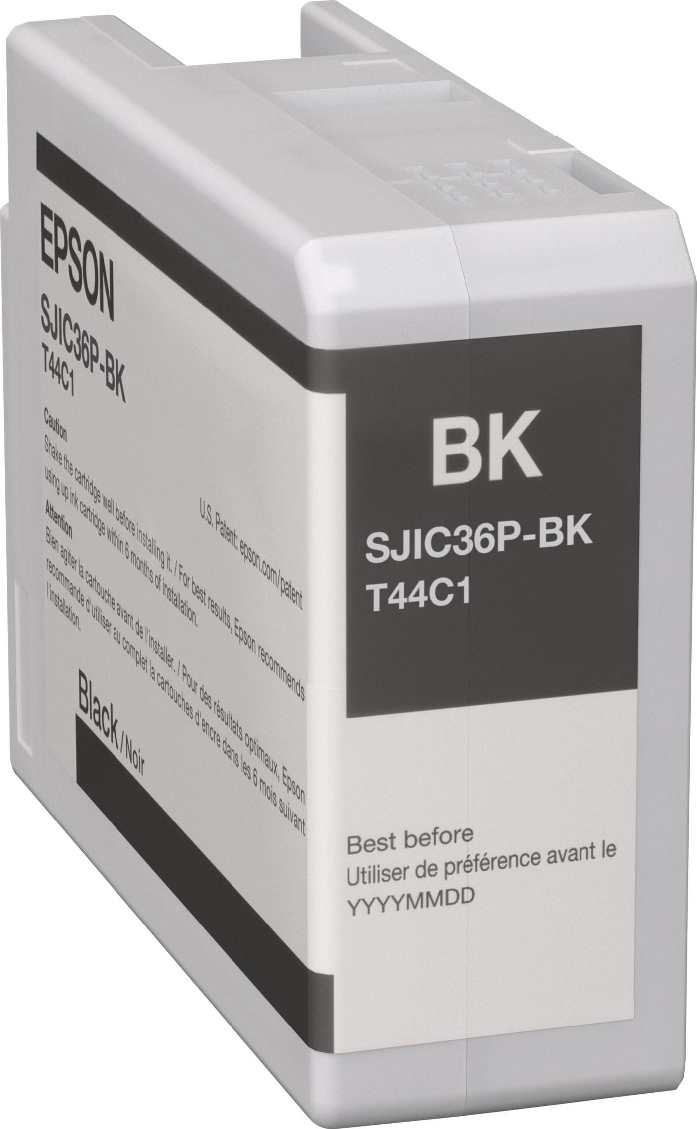 Epson Tintenpatrone SJIC36PK, Schwarz – für Inkjetdrucker und Multifunktionsgeräte