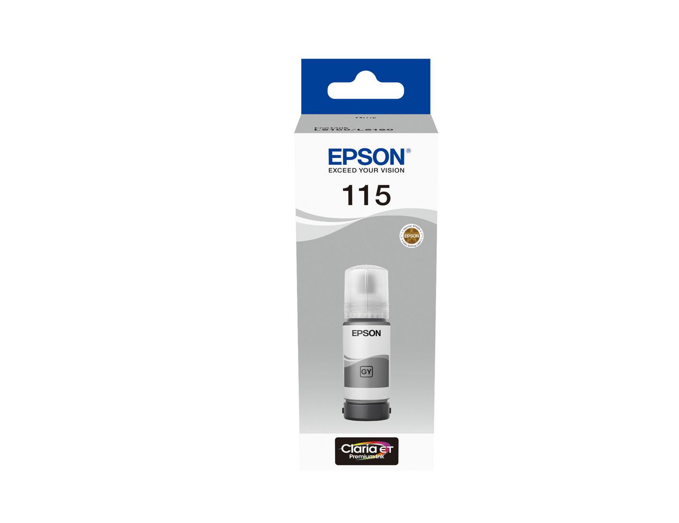 Epson 15 Grau Tintenpatrone (Original) – 70 ml – für EcoTank L8180/L8160
