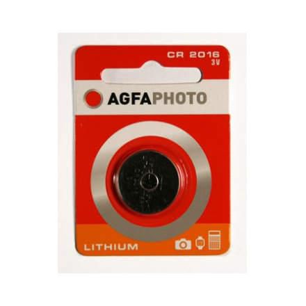 AgfaPhoto Knopfzelle CR2016, Lithium, 75 mAh