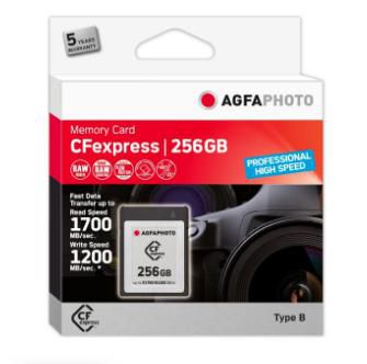 AgfaPhoto CFexpress Professional CompactFlash 256 GB – 1700/1200 MB/s