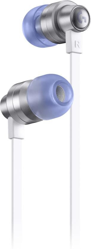 Logitech G G333 Gaming-Headset – In-Ear, Stereo, Kabelgebunden, 3,5 mm Klinke, für PC, Mobilgeräte, Xbox u. a., Weiss