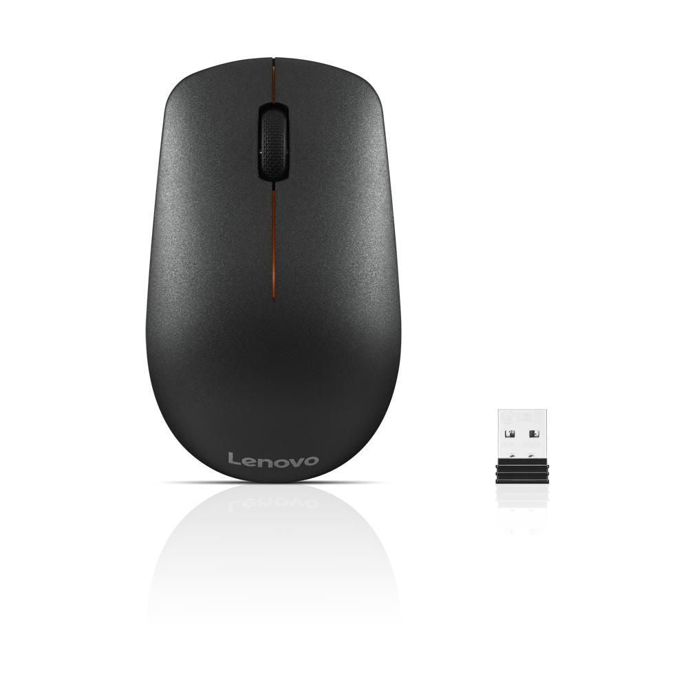 Lenovo GY50R91293 – Maus – Kabellos (2,4 GHz), 1200 DPI, beidhändig, Schwarz