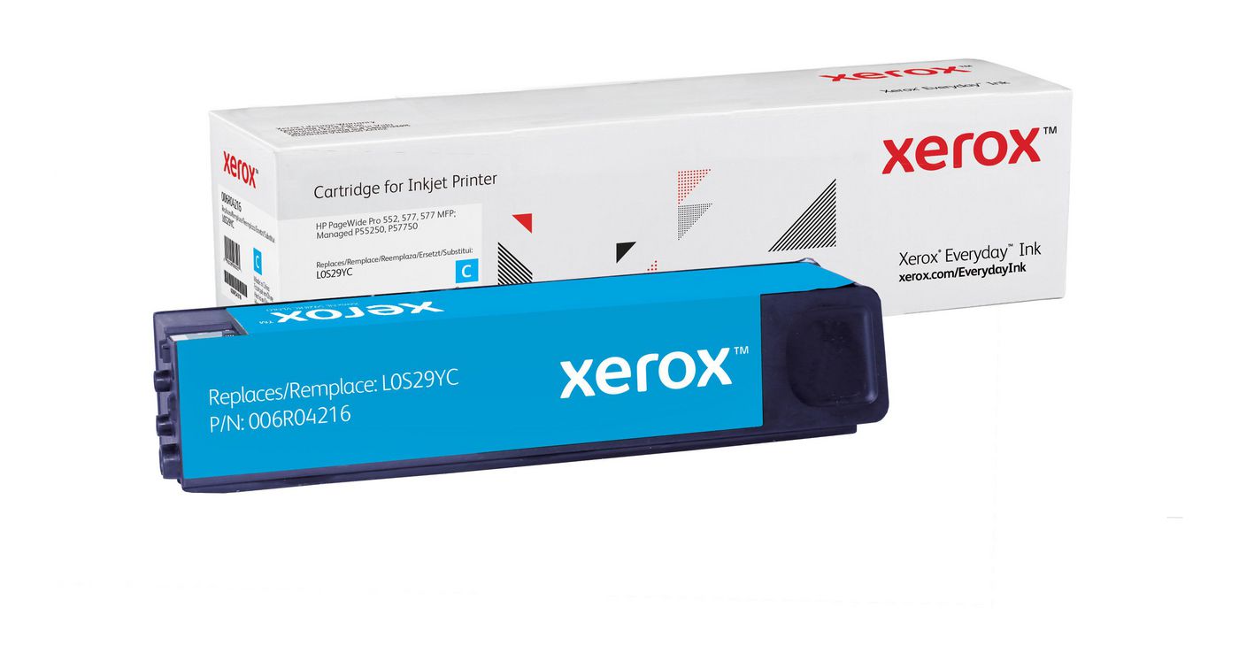 Xerox Tintenpatrone 976Y (L0S29Yc), Cyan, Extra High Yield, kompatibel – für HP PageWide