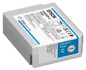 Epson Tintenpatrone SJIC42P-C, cyan, 50 ml – für Tintenstrahldrucker/Multifunktionsgeräte
