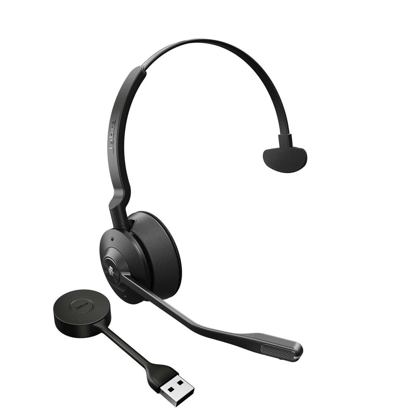 Jabra Engage 55 – Mono-Headset (On-Ear) – DECT, USB-A-Empfänger, Boom-Mikrofon – Schwarz/Titan – bis 13 h