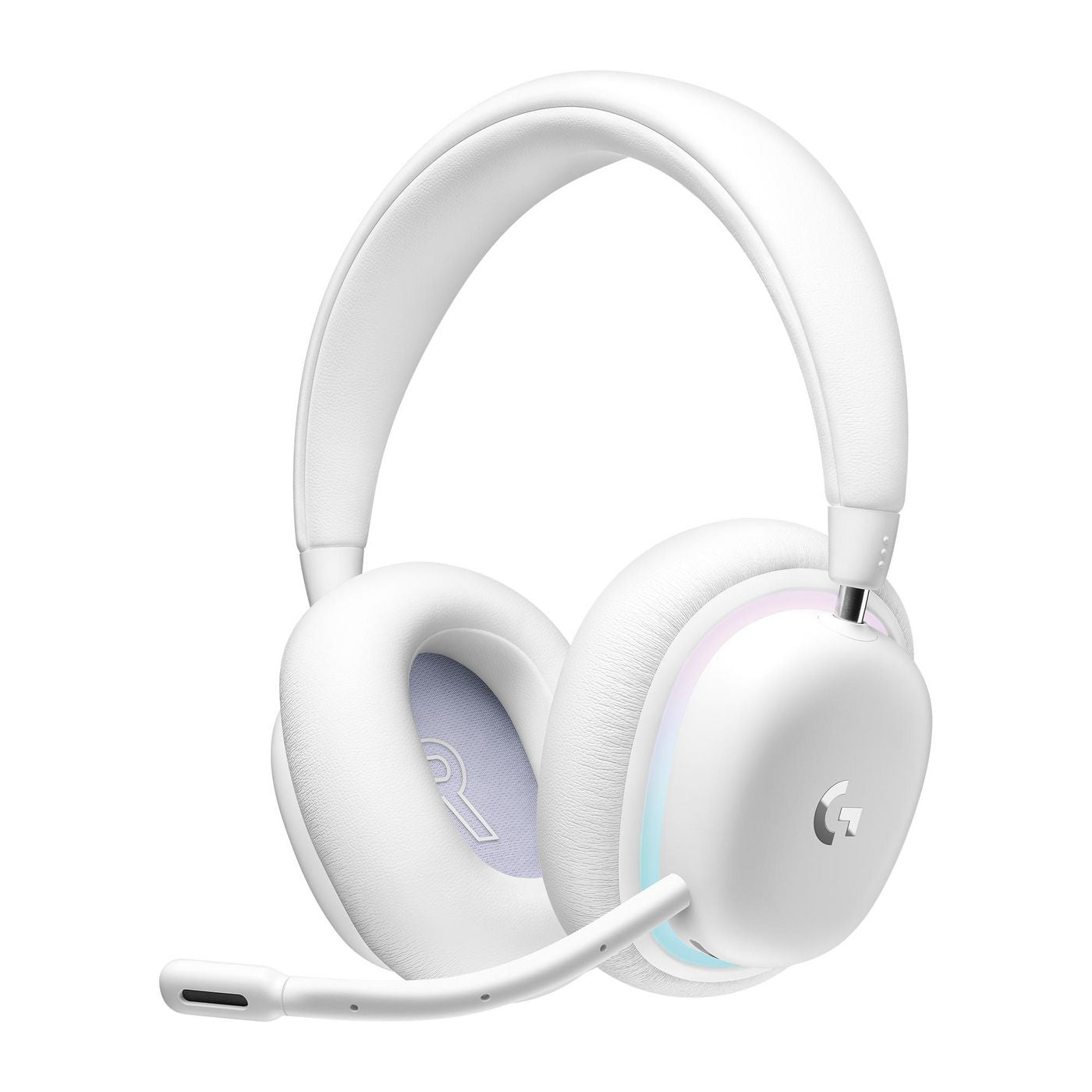 Logitech G G735 Gaming-Headset – Over-Ear, Stereo, Kabel + BT, mit USB-A-Dongle, Weiss