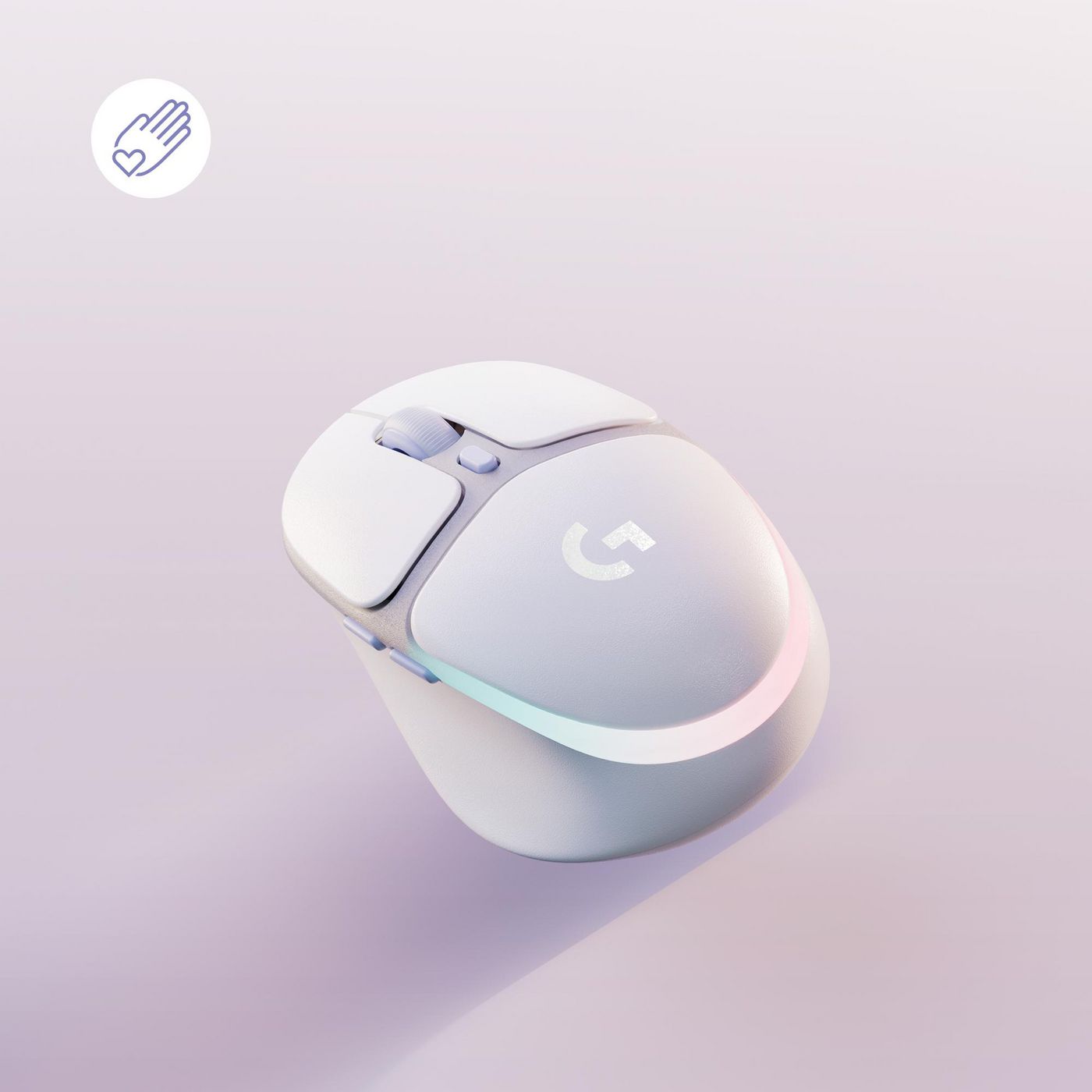 Logitech G G705 – Gaming-Maus – Kabellos (Bluetooth/2,4 GHz), 8200 DPI, RGB-Beleuchtung, rechts