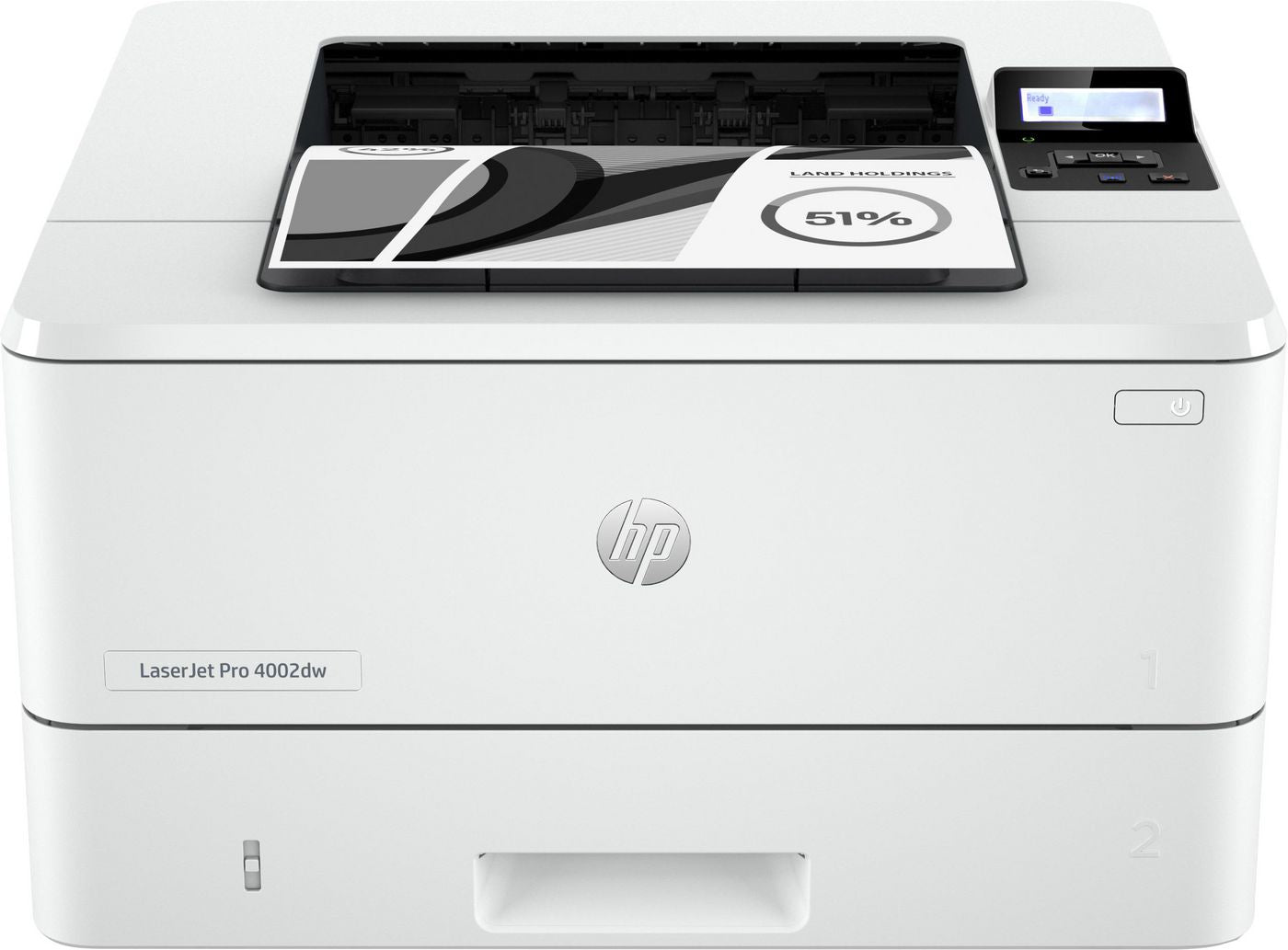 HP LaserJet Pro 4002Dw – A4, S/W, Duplex, 40 S./Min., 1200 × 1200 dpi, WLAN/LAN/USB, Papier: 350 Blatt