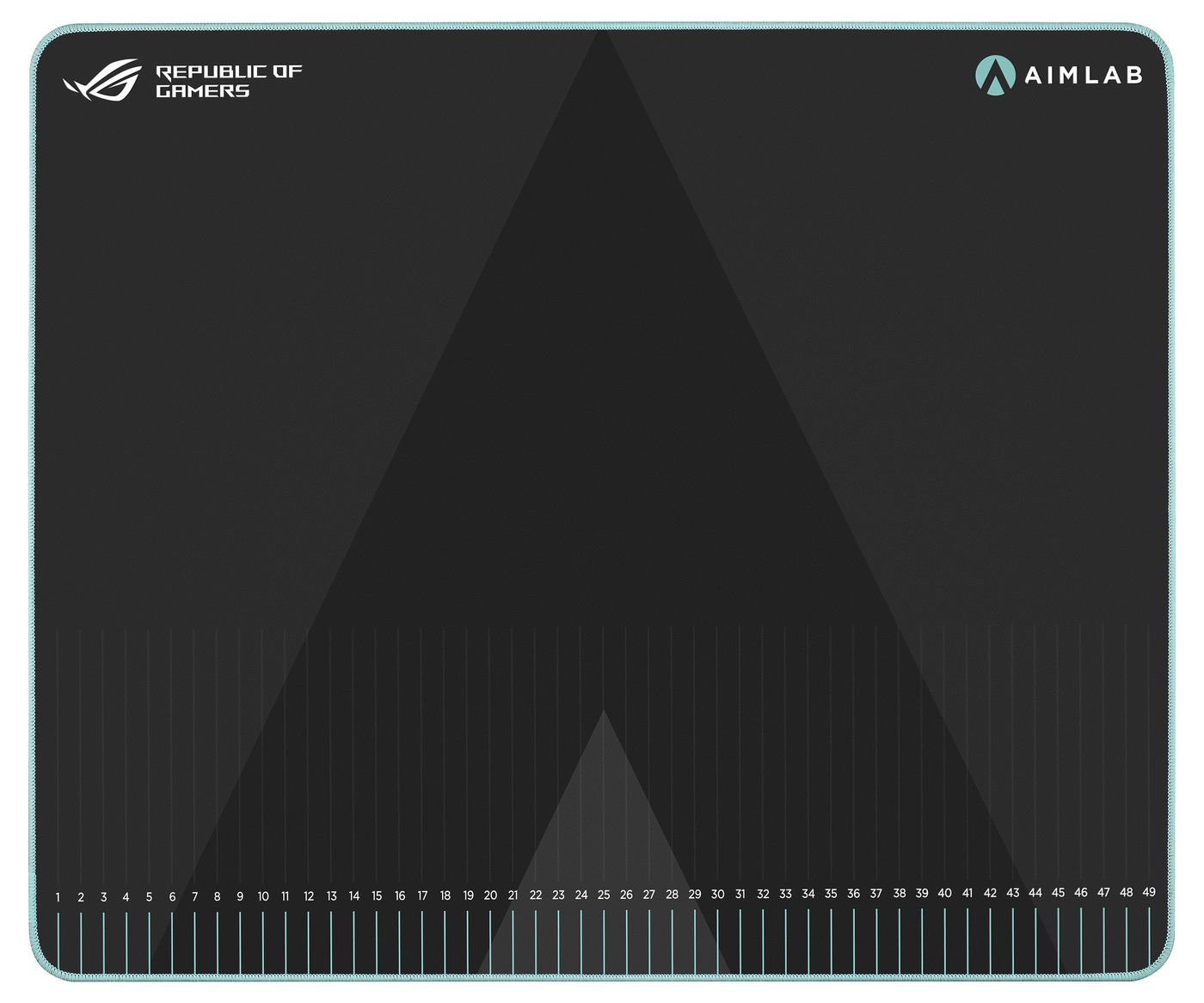 ASUS ROG HONE ACE AIM LAB EDITION Gaming-Mauspad – Schwarz, 420 × 508 × 3 mm