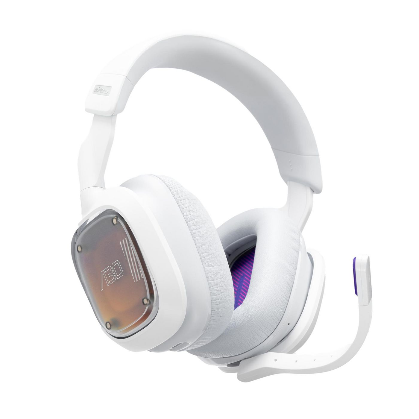 ASTRO Gaming A30 Gaming-Headset – Over-Ear, Stereo, Kabel + BT, mit USB-A-Dongle, Weiss