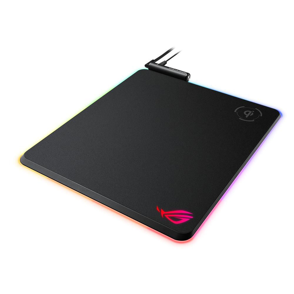 ASUS ROG Balteus Gaming-Mauspad – 320×370×7,9 mm, RGB-Beleuchtung, Anti-Rutsch, 1× USB 2.0 – Schwarz