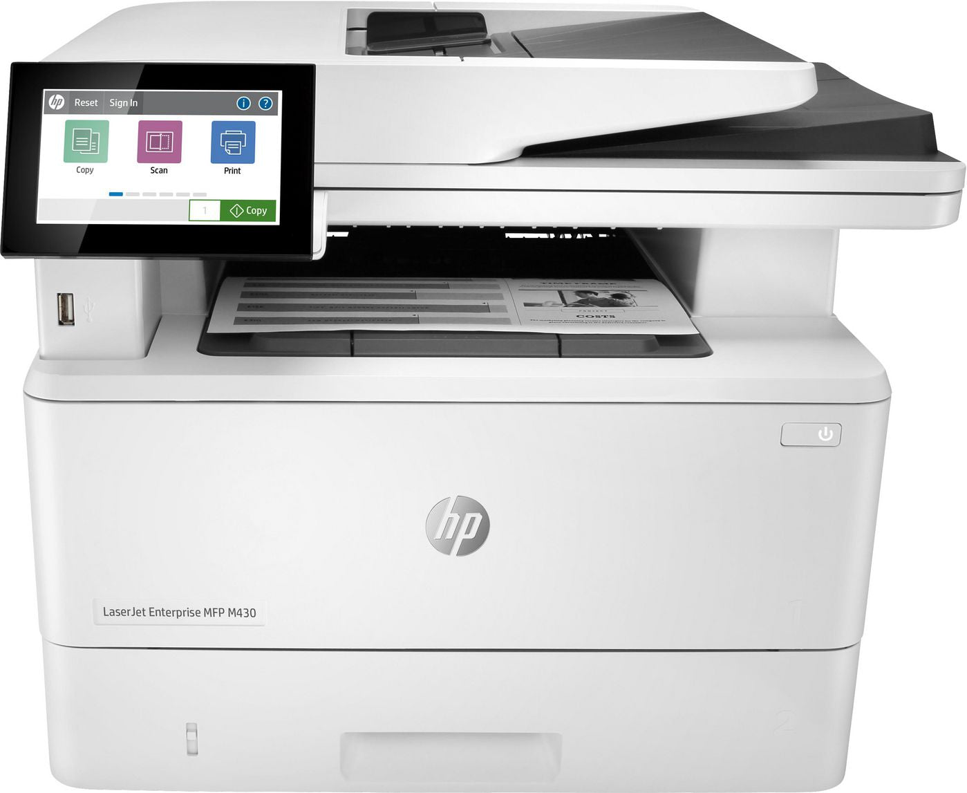 HP LaserJet Enterprise M430 f – S/W Laser-MFP, 4-in-1 – 40 Seiten pro Minute S/W