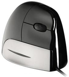 Evoluent VMSR – Maus – Kabelgebunden (USB‑A), 1200 DPI, rechts, Schwarz/Silber