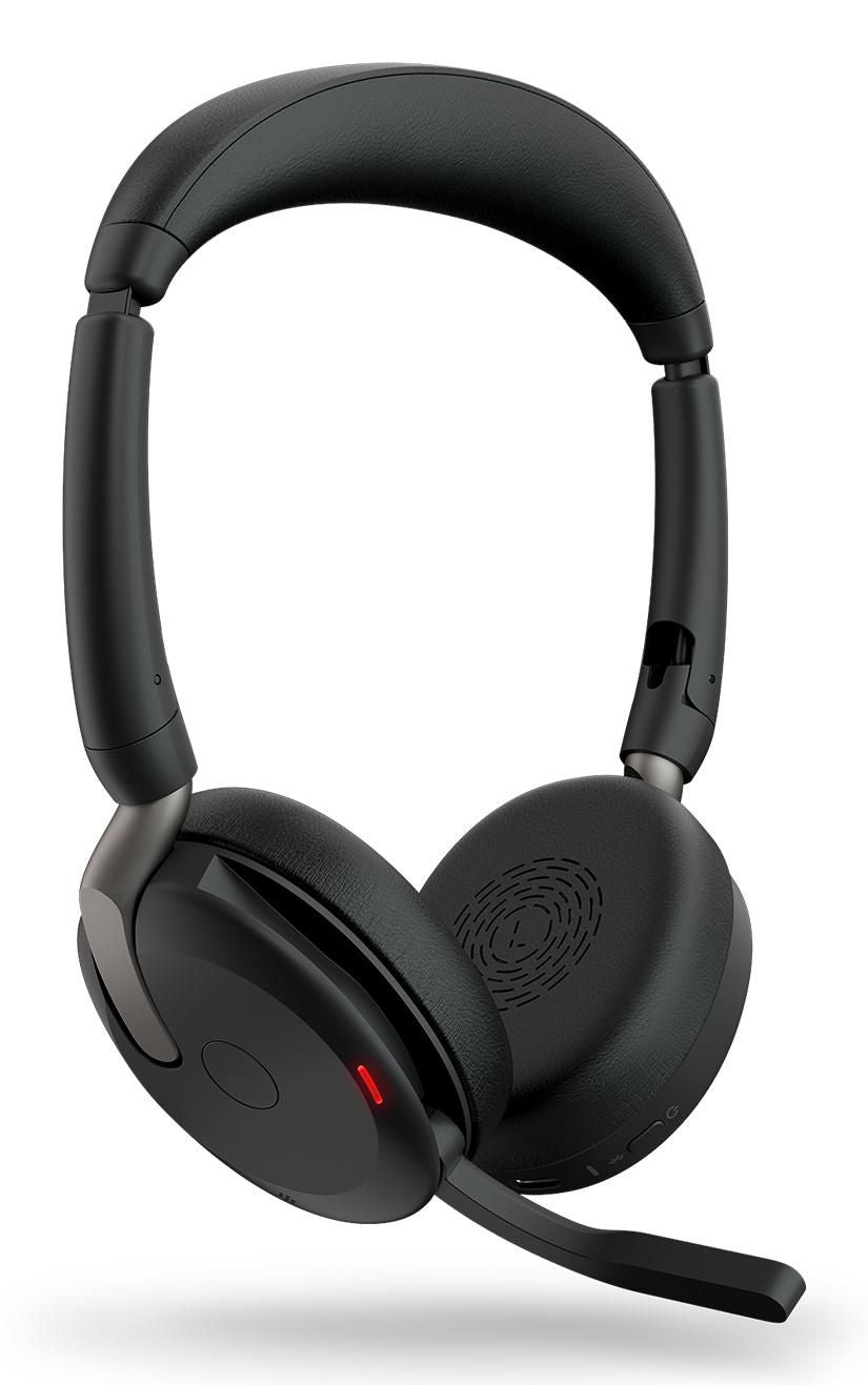 Jabra Evolve2 65 Flex – Duo Headset – USB‑A – für Microsoft Teams