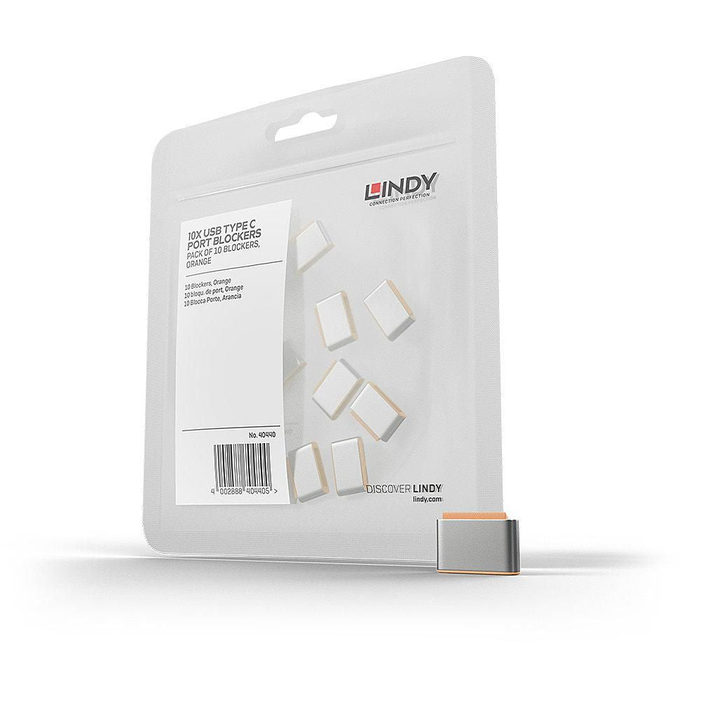 LINDY USB-C-Port-Blocker – Orange