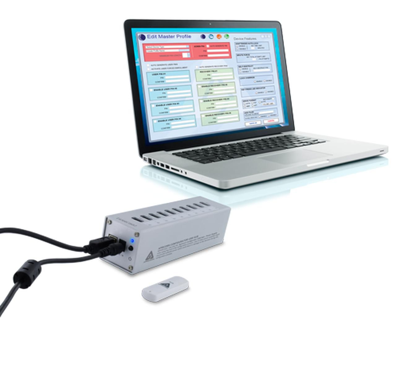 Apricorn Aegis Configurator USB-Hub – USB 3.2 Gen 1, 10× USB-A, für Windows 10/7/8