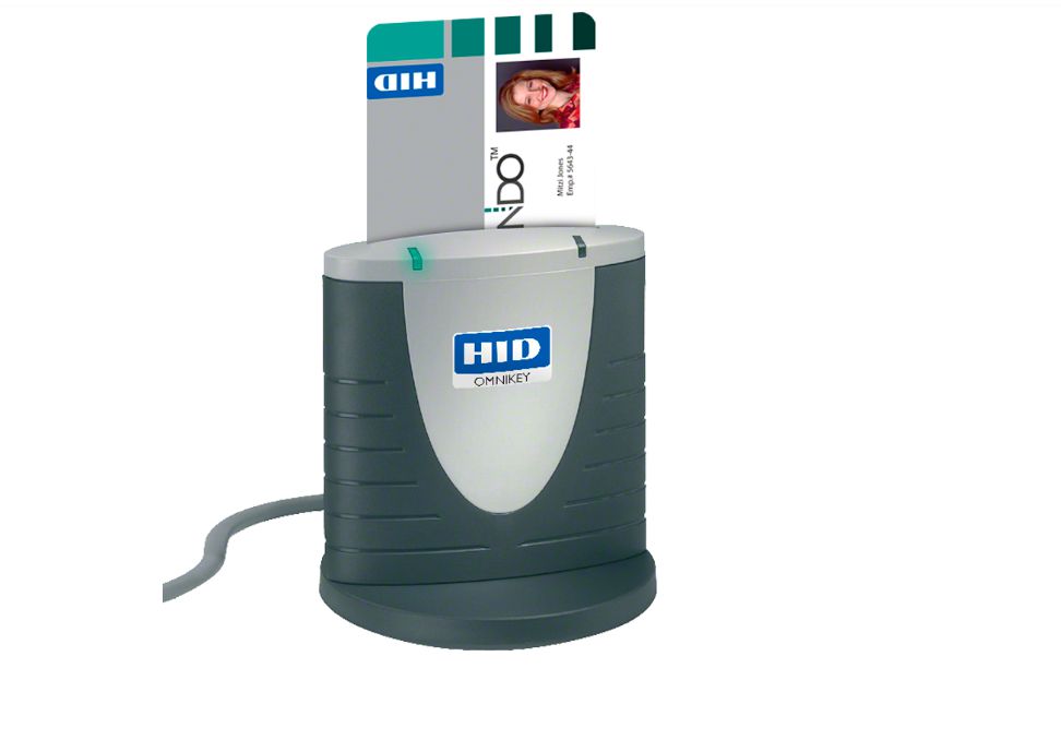 HID Identity OMNIKEY 3121 – Smartcard-Leser – USB 2.0, Grau