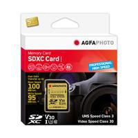 AgfaPhoto 10606 SDXC 64 GB – UHS-I, Klasse 10, U3, V30, 100/95 MB/s
