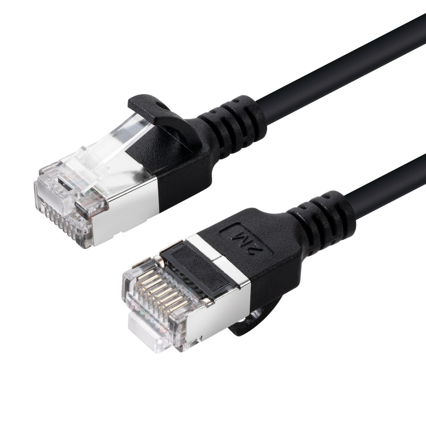 Microconnect V-FTP6A0025S-SLIM Patchkabel – Cat6a U/FTP (STP), 0,25 m, Schwarz, LSZH, RJ-45